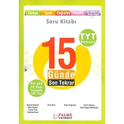 Palme TYT Öncesi 15 Günde Son Tekrar