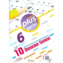 6.Sınıf Plus Serisi 12 Deneme Sınavı Palme Yayıncılık