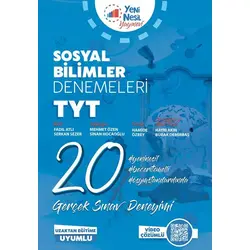 Yeni Nesil 2021 TYT Sosyal Bilimler 20 Deneme Sınavı