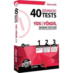 Yargı YDS YÖKDİL 40 Advanced Tests