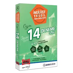 YKSDİL Adaylarına Özel Özgün 14 Deneme Sınavı Akın Dil - Yargı Yayınları