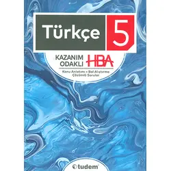Tudem 5.Sınıf Türkçe Kazanım Odaklı HBA