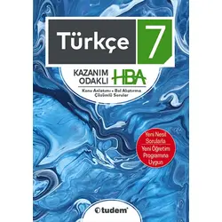 Tudem 7.Sınıf Türkçe Kazanım Odaklı HBA