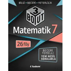 Tudem 7.Sınıf Matematik 3 Boyut Föy