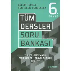 Tudem 6.Sınıf Tüm Dersler Soru Bankası