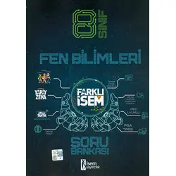 8.Sınıf Farklı İsem Fen Bilimleri Soru Bankası İsem Yayıncılık