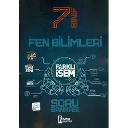 7.Sınıf Farklı İsem Fen Bilimleri Soru Bankası İsem Yayıncılık