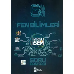 6.Sınıf Farklı İsem Fen Bilimleri Soru Bankası İsem Yayıncılık