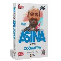 İsem 2022 KPSS Coğrafya Aşina Soru Bankası Çözümlü