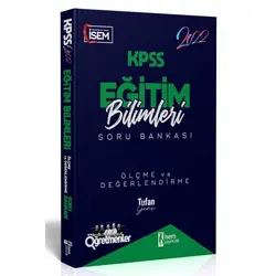 İsem 2022 KPSS Eğitim Bilimleri Ölçme ve Değerlendirme Soru Bankası