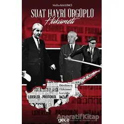 Suat Hayri Ürgüplü Hükümeti - Meliha Kallimci - Gece Kitaplığı