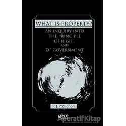 What Is Property? - Pierre Joseph Proudhon - Gece Kitaplığı