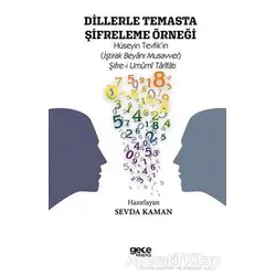 Dillerle Temasta Şifreleme Örneği - Sevda Kaman - Gece Kitaplığı