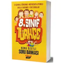 Yediiklim 8.Sınıf Türkçe Konu Özetli Soru Bankası