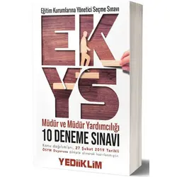 Yediiklim Müdür ve Müdür Yardımcılığı 10 Deneme Sınavı