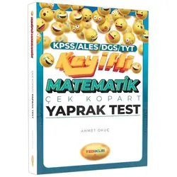 Yediiklim KPSS ALES DGS TYT Keyifli Matematik Yaprak Test