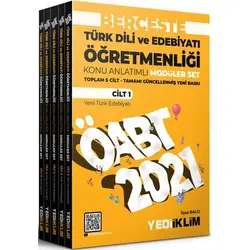 Yediiklim 2021 ÖABT Türk Dili ve Edebiyatı Öğretmenliği Berceste Konu Anlatımlı Modüler Set