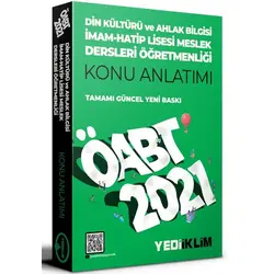 Yediiklim 2021 ÖABT Din Kültürü Öğretmenliği Konu Anlatımlı