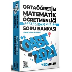 Yediiklim 2021 ÖABT Ortaöğretim Matematik Öğretmenliği Çözümlü Soru Bankası