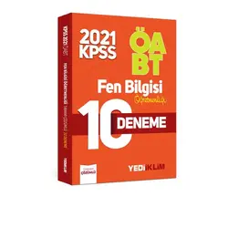 Yediiklim 2021 ÖABT Fen Bilgisi Öğretmenliği Çözümlü 10 Deneme