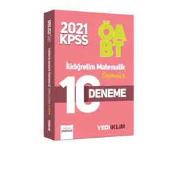 Yediiklim 2021 ÖABT İlköğretim Matematik Öğretmenliği Çözümlü 10 Deneme