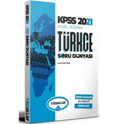 Yediiklim 2021 KPSS Türkçe Soru Dünyası