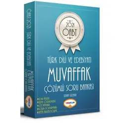 2021 ÖABT Muvaffak Türk Dili ve Edebiyatı Çözümlü Soru Bankası Yediiklim Yayınları