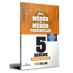 Yediiklim 2021 MEB EKYS Müdür ve Müdür Yardımcılığı Çözümlü 5 Deneme