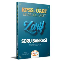 Yediiklim 2021 ÖABT Din Kültürü ve Ahlak Bilgisi Öğretmenliği Zarif Tamamı Çözümlü Soru Bankası