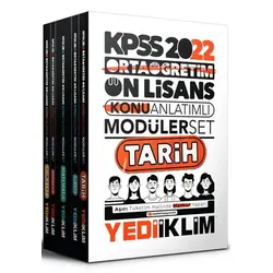 Yediiklim 2022 KPSS Ortaöğretim Ön Lisans GY-GK Konu Anlatımlı Modüler Set