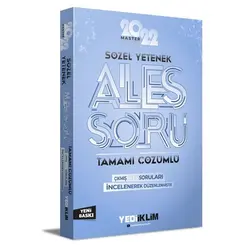 Yediiklim 2022 Master Serisi Ales Sözel Yetenek Çözümlü Soru Bankası