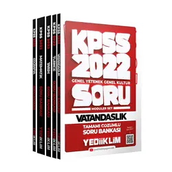 Yediiklim 2022 KPSS GY GK Tamamı Çözümlü Modüler Soru Bankası