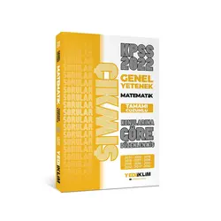 Yediiklim 2022 KPSS Genel Yetenek Matematik Konularına Göre Tamamı Çözümlü Çıkmış Sorular (12 Yıl)