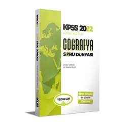 Yediiklim 2022 KPSS Genel Kültür Coğrafya Soru Dünyası