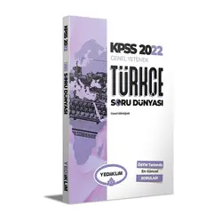 Yediiklim 2022 KPSS Genel Yetenek Türkçe Soru Dünyası