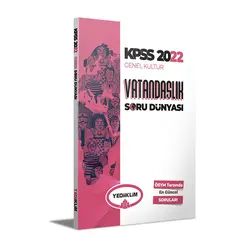 Yediiklim 2022 KPSS Genel Kültür Vatandaşlık Soru Dünyası