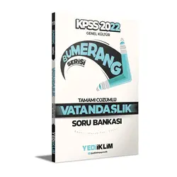 Yediiklim 2022 KPSS Genel Kültür Bumerang Vatandaşlık Tamamı Çözümlü Soru Bankası