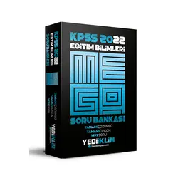 Yediiklim 2022 KPSS Eğitim Bilimleri Mega Tamamı Çözümlü Soru Bankası