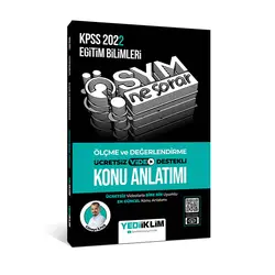 Yediiklim 2022 KPSS Eğitim Bilimleri Ösym Ne Sorar Ölçme ve Değerlendirme Konu Anlatımı
