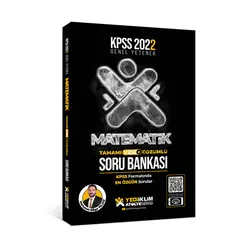 Yediiklim 2022 KPSS Genel Yetenek Atölye Serisi Matematik Tamamı Video Çözümlü Soru Bankası