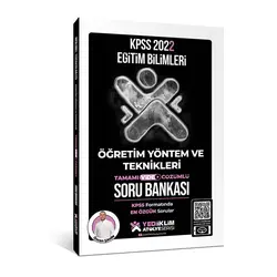 Yediiklim 2022 KPSS Eğitim Bilimleri Atölye Serisi Öğretim Yöntem ve Teknikleri Çözümlü Soru Bankası