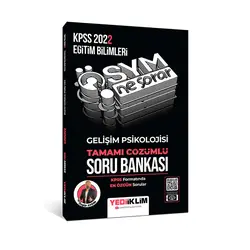 Yediiklim 2022 KPSS Eğitim Bilimleri Ösym Ne Sorar Gelişim Psikolojisi Tamamı Çözümlü Soru Bankası