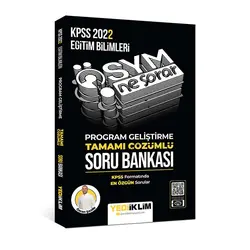 Yediiklim 2022 KPSS Eğitim Bilimleri ÖSYM Ne Sorar Program Geliştirme Tamamı Çözümlü Soru Bankası