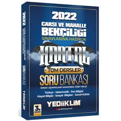 Yediiklim 2022 Çarşı ve Mahalle Bekçiliği Sınavlarına Hazırlık Kartal Soru Bankası