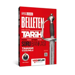 Yediiklim KPSS Genel Kültür Belleten Tarih Tamamı Çözümlü Soru Bankası