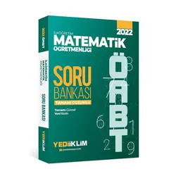 Yediiklim 2022 ÖABT İlköğretim Matematik Öğretmenliği Tamamı Çözümlü Soru Bankası