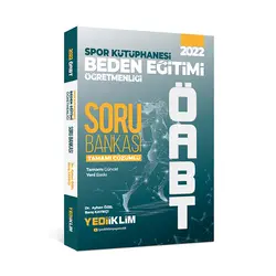 Yediiklim 2022 ÖABT Beden Eğitimi Öğretmenliği Spor Kütüphanesi Tamamı Çözümlü Soru Bankası