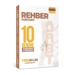 Yediiklim 2022 ÖABT Rehber Öğretmen Tamamı Çözümlü 10 Deneme