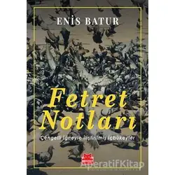 Fetret Notları - Enis Batur - Kırmızı Kedi Yayınevi