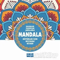 Desenler Tezhipler Şekillerle Mandala - Mavi Kitap - Muhammet Cüneyt Özcan - Parıltı Yayınları